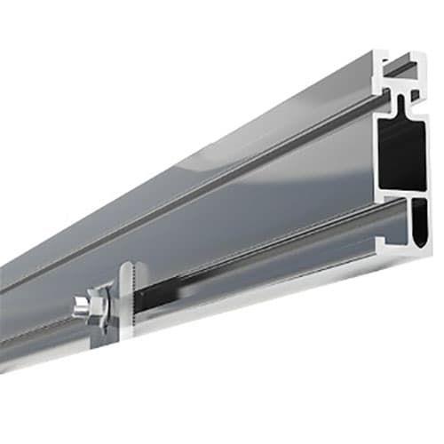 UniRac, 310168C, SM 168" Standard Rail, Clear Anodized