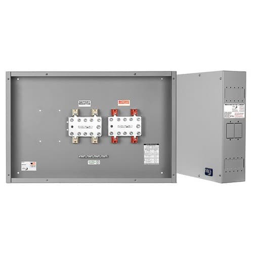 (image for) Midnite Solar, MNBCB 500/50, 500amp battery combiner box Includes a 500amp Positive and Negative bus bar with 3/8 inch studs.