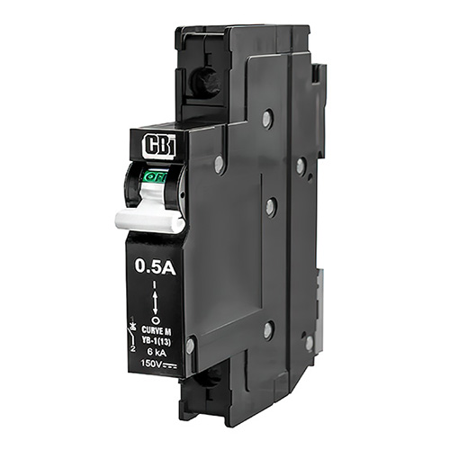 (image for) Midnite Solar, MNEPV40-150-1PNP, 150VDC din rail mount breaker (13mm wide).