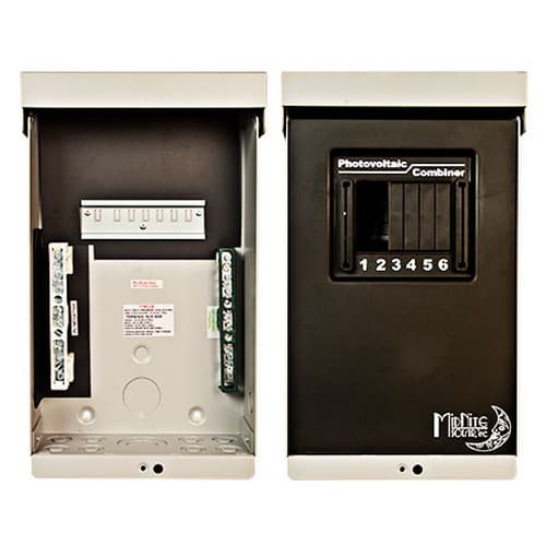 (image for) Midnite Solar, MNPV4-1000, String Combiner, 60 A, 1000 VDC, Nema 3R, 4-String, Fuses and Fuse Holders Not Included