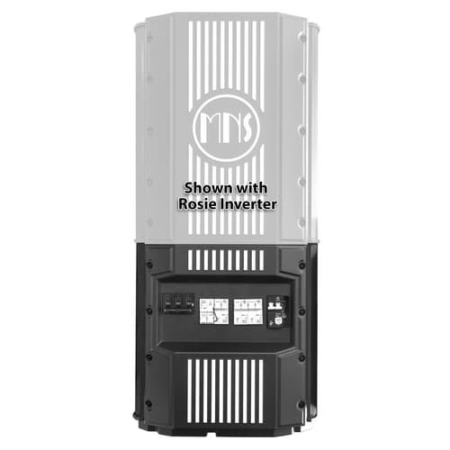 (image for) Midnite Solar, MNE300ROSIE-240P, The Rosie E-Panel is an AC and DC enclosure offering over-current protection (OCP) and disconnects for AC IN, AC OUT, and to the battery bank.