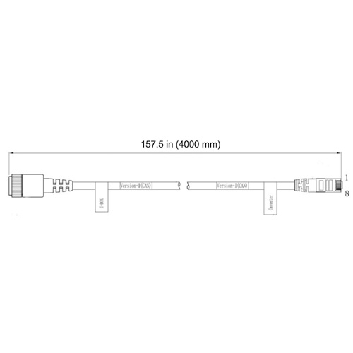 (image for) MK Battery, DD-C-VICTRON-5M, Victron Battery Communication Cable 5M