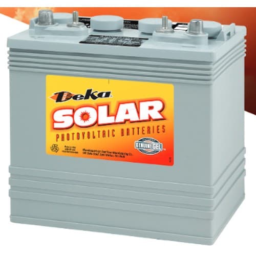 (image for) MK Battery, 8G8VGC-DT-DEKA, 8V, 140AH, 20 HR Rate to 1.75 VPC, Photovoltaic Battery