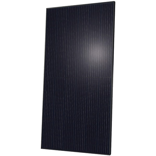(image for) Qcells, Q.PEAK DUO BLK ML-G10.C+ 415, 415W, black frame, black backsheet, 132 Half Cut M6 Mono PERC, with MC4 connectors. Domestic components: junction box, encapsulant, backsheet