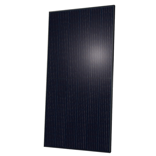 (image for) Qcells, Q.PEAK DUO BLK ML-G10.C+ 410, black frame, black backsheet, 132 Half Cut M6 Mono PERC, with MC4 connectors. Domestic components: junction box, encapsulant, backsheet