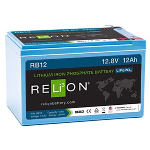 (image for) Relion Battery LLC, RB12, 12V 12Ah Lithium Battery