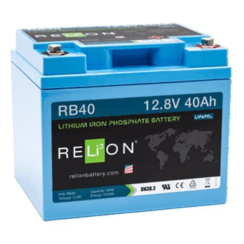 (image for) Relion Battery LLC, RB40, 12V 40Ah LifePO4 Battery