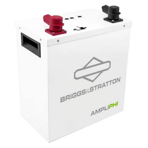 (image for) Briggs & Stratton, 052002, AmpliPHI 3.8 LFP Battery, 48V with Integrated BMS w/ Communications- Includes 4' CAT5 Cable & Terminator - 15 Year Warranty