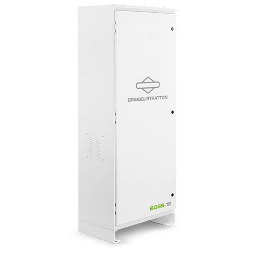 (image for) Briggs & Stratton, 053002, BOSS.12: Up to 12 Batteries Enclosure with SheLeveles- Includes 8' 4/0 Battery Inverter Cables- Busbars required - 5 Year Warranty