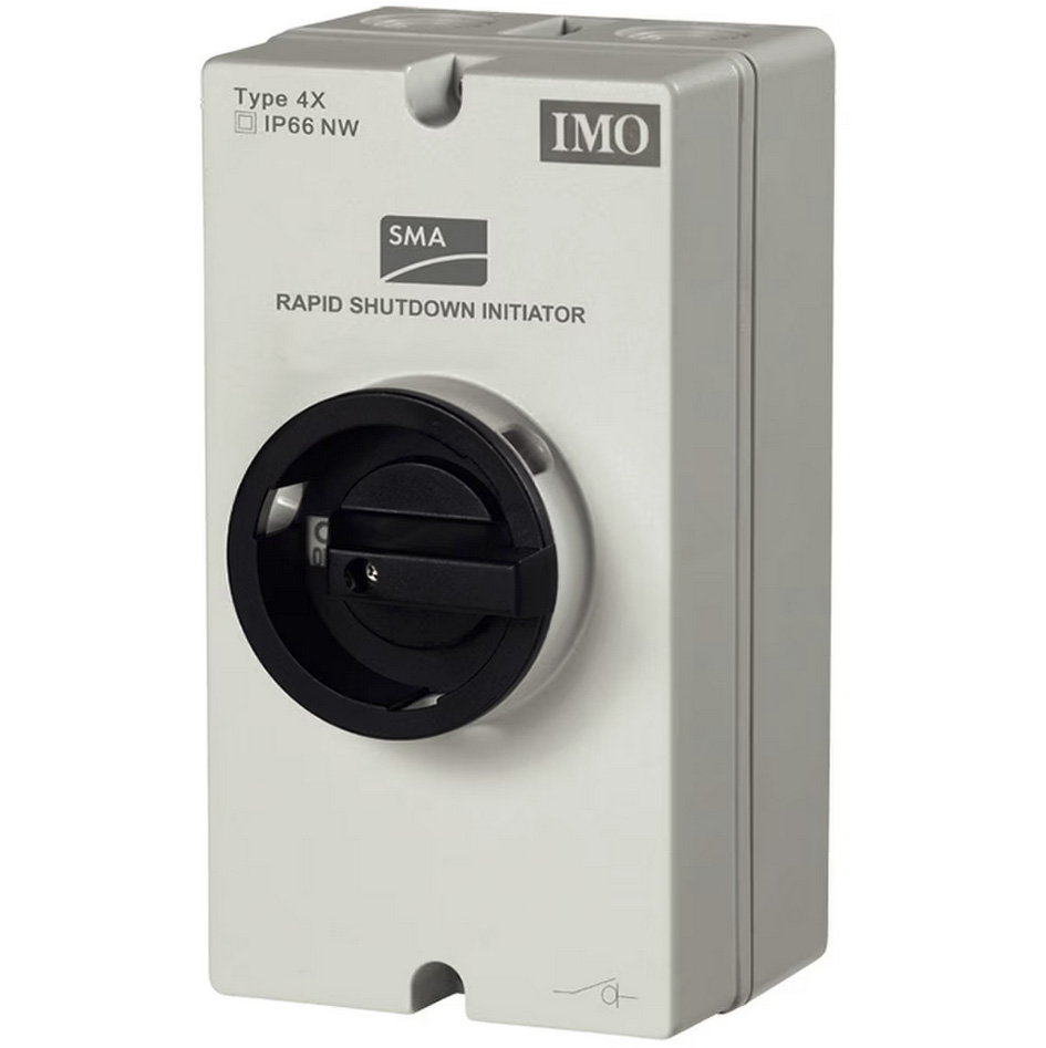 (image for) SMA, RSI-US-50, Rapid Shutdown Initiator - Digital switch allows RSD initiation and/or System shutdown when an inverter and battery are located away from the main panel