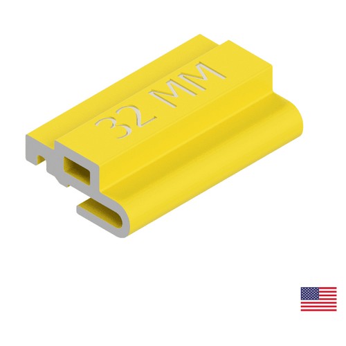(image for) SnapNrack, 232-02494-USA, Universal SkirtRail Spacer, 32MM (USA)