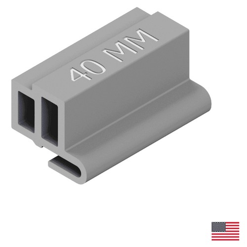 (image for) SnapNrack, 232-02497-USA, Universal SkirtRail Spacer, 40MM (USA)