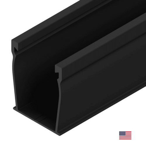 (image for) SnapNrack, 232-10096-USA, UR-45 Rail, 172", Black (USA)