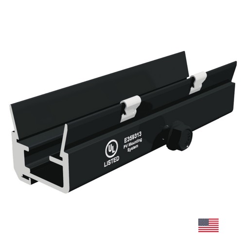 (image for) SnapNrack, 242-01214-USA, UR-40 & UR-45 Splice, Black (USA)