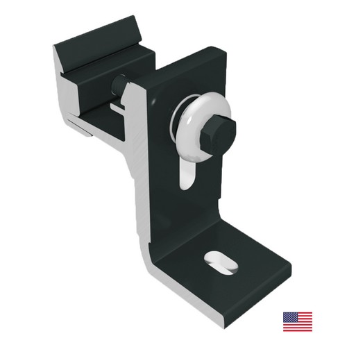 (image for) SnapNrack, 242-01239-USA, Ultra Rail All Purpose L Foot (90 Deg), Black (USA)