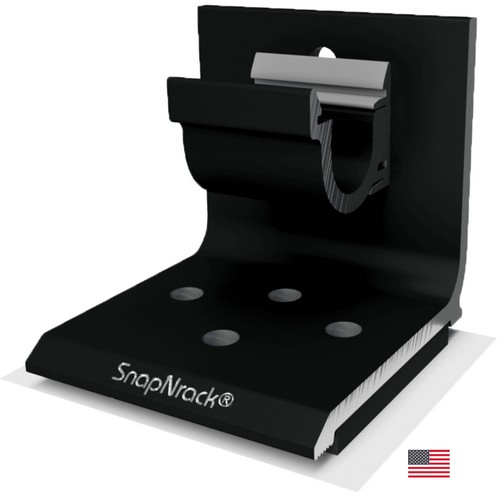 (image for) SnapNrack, 242-10057-USA, UltraFoot, Deck, Black (USA)