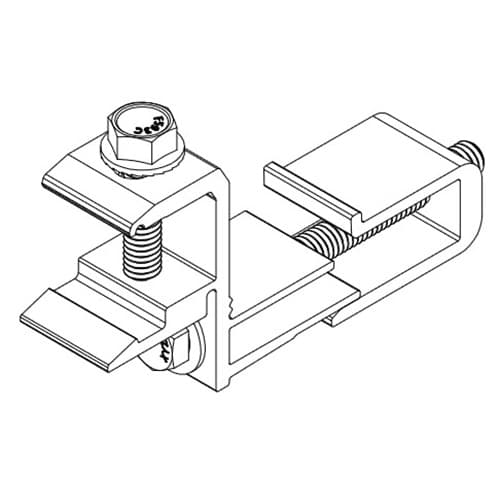 (image for) SnapNrack, 242-10006, Universal SkirtRail Frame Mount