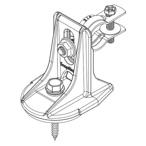 (image for) SnapNrack, 242-05165, Speedseal Conduit Mount Kit, 1In Emt