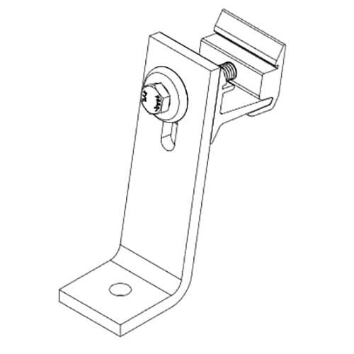 (image for) SnapNrack, 242-03217, Ultra Rail Simple Tilt Front Leg 10 Deg