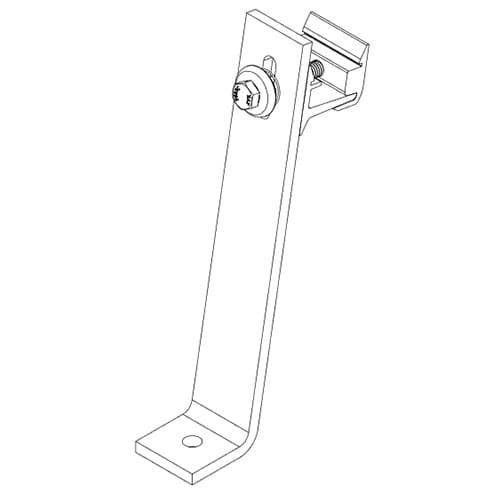 (image for) SnapNrack, 242-03216, Ultra Rail Simple Tilt Back Leg 10 Deg Landscape