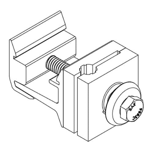 (image for) SnapNrack, 242-01128, Ultra Rail Hanger Bolt Clamp