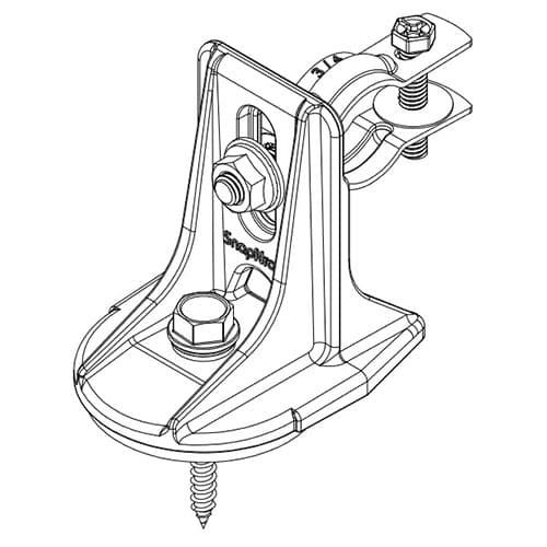 (image for) SnapNrack, 242-05164, Speedseal Conduit Mount Kit, 3/4In Emt