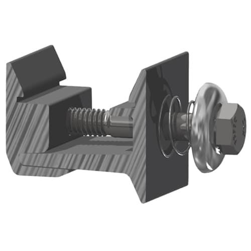 (image for) SnapNrack, 242-01229, Ultra Rail Mounting Clamp, Silver