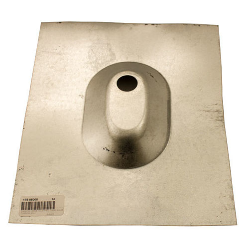 (image for) SnapNrack, 175-05005, Standoff Flashing, Verde 1.0SSO, Deck Level for 1-Hole Base, 10" x 12" x 1", Galv