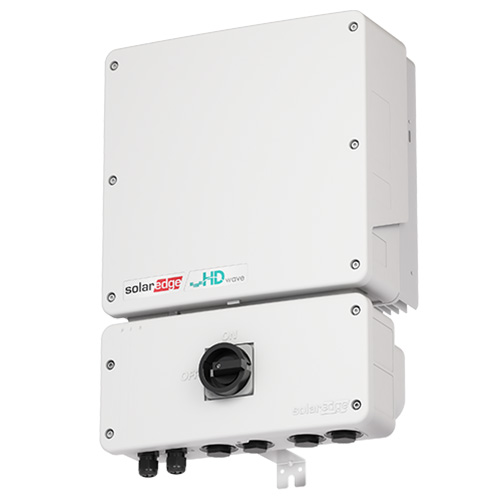 (image for) SolarEdge, SE-USE10000H-USMNBE78, Single Phase Home Hub inverter, 10kW on-grid, 12.5kW off-grid w/ PCS certified Revenue Grade Metering and Consumption Monitoring, w/ Wi-Fi antenna This item includes domestic content and if used in accordance with the provisions set forth by the IRS, may qualify the taxpayer for a Domestic Content Bonus Credit