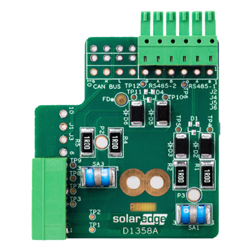 (image for) SolarEdge, SE-RS485-SPD3-B-K4 , RS485 Surge Protection, 12V, for Three-Phase Inverters, Screw Terminal