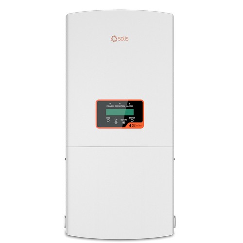 (image for) Solis Inverters, Solis-1P7.6K-4G-US, Solar Inverter 7.6KW 4G Single Phase Three Mppt. US Version With 10 Years Warranty