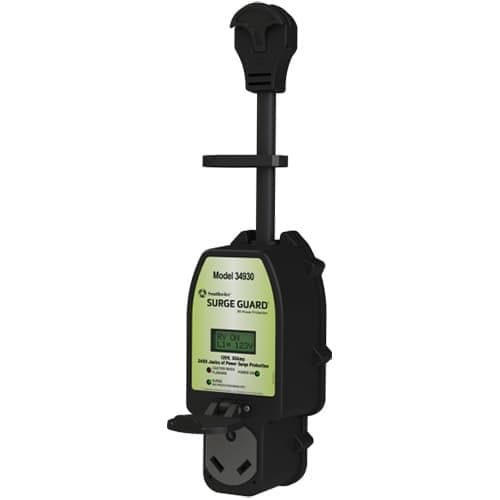 (image for) Southwire, 34930, Surge Guard* 30A - Model 34930, Full Protection Portable with LCD Display, Rated 120V, 30A - 2450 Joules