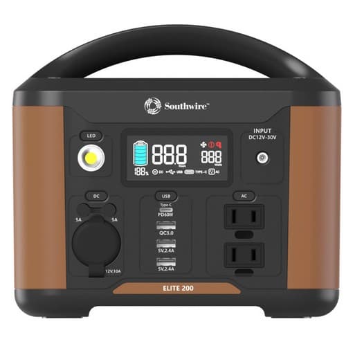 (image for) Southwire, 53250, Elite 200 Series Portable Power Station