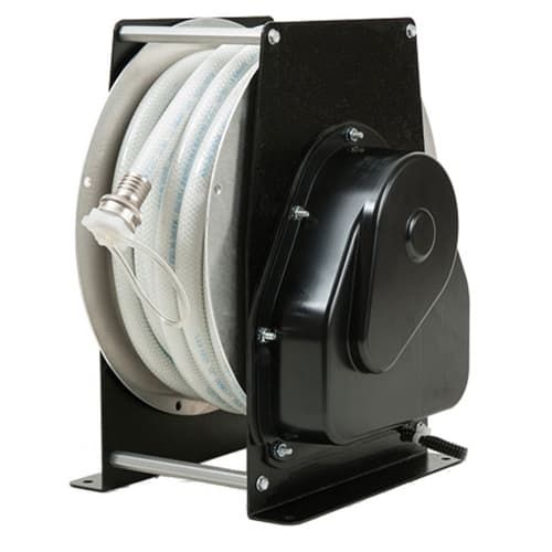 RV Extension Cord Reel Stand Steel Hose Organizer Spool Electrical