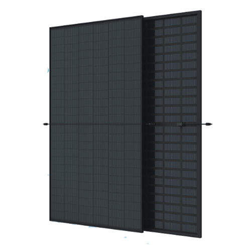 (image for) Trina Solar, TSM-415NE09RC.05, 415W Bifacial PV Module, PV Wire 1100mm (~43"), MC-4 EVO2 Connector, 30mm Black Frame with Black Back-Sheet, BOB, 144 1/3 Cell, 25A Fuse, 1500VDC, 390.5 PTC, 25/25 Warranty