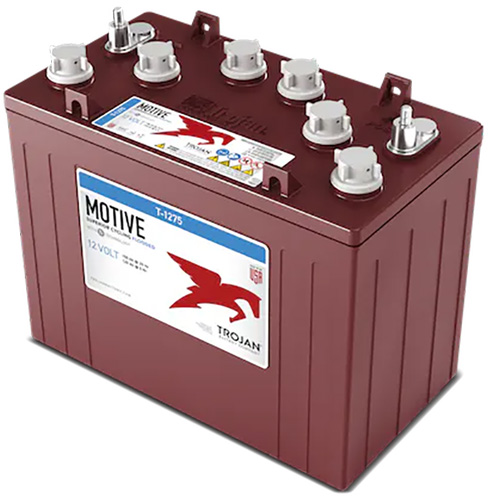 (image for) Trojan Battery Company, T-1275, Trojan Deep-Cycle Flooded/Wet Lead-Acid Battery. 12V / 150Ah.