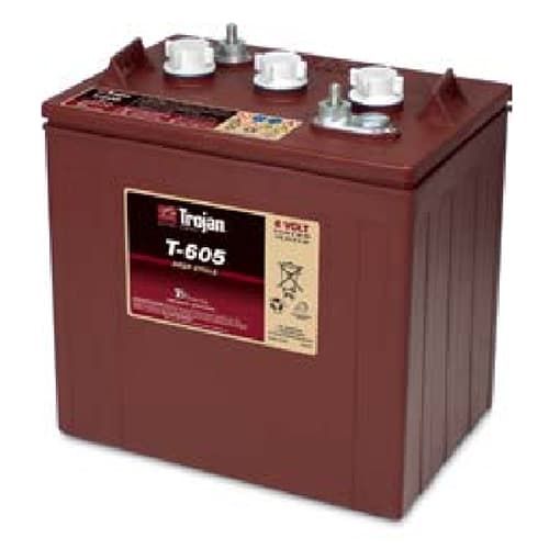 (image for) Trojan Battery Company, T-605 LPT MV, Flooded Lead-Acid Battery. 6V 210Ah/20hr 232Ah/100hr