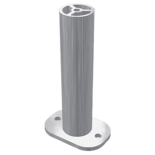 (image for) UniRac, 004400M, 2-Piece Stand-Offs, 4", Mill Aluminum (Pack of 24)