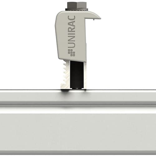 (image for) UniRac, 302050M, Universal Af End Clamp Mill (Pack of 20)