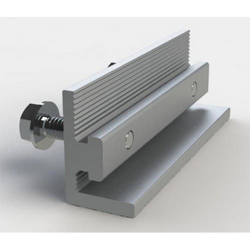 (image for) UniRac, 303019M, SM Splice Bars, Integrated Bonding, Mill (Pack of 20)