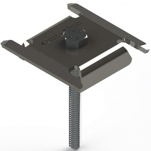 thumbnail image 2 of Lot Of 4 UniRac Solar Mid Clamps - Universal 24-47mm, .94-1.85, Dark, Model 302045D 2 of 5
