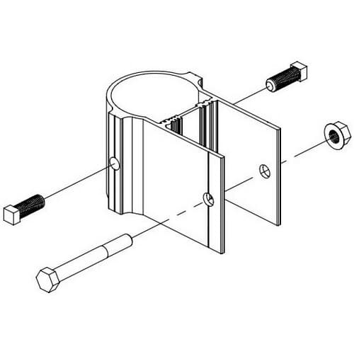 (image for) UniRac, 403215C, ULA Slider, 2", Al