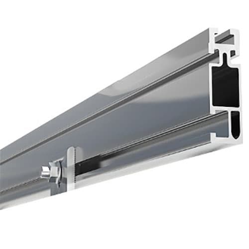 (image for) UniRac, 310168C, SM 168" Standard Rail, Clear Anodized
