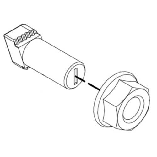 (image for) UniRac, 009021S, Bonding T-Bolt & Nut 3/8" X 1" SS (Pack of 20)