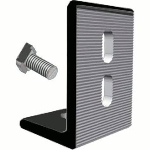 (image for) UniRac, 304001D, SM L-Feet, Integrated Bonding, Dark Anodized, With T-Bolt (Pack of 20)