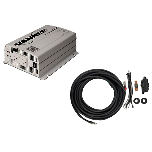 (image for) Vanner Inc, PKG-TS12-1500-HL, TS Series Total System TruSine Wave Power Inverter, 12VDC Input & 1500W AC Output with Wire Harness Large 
