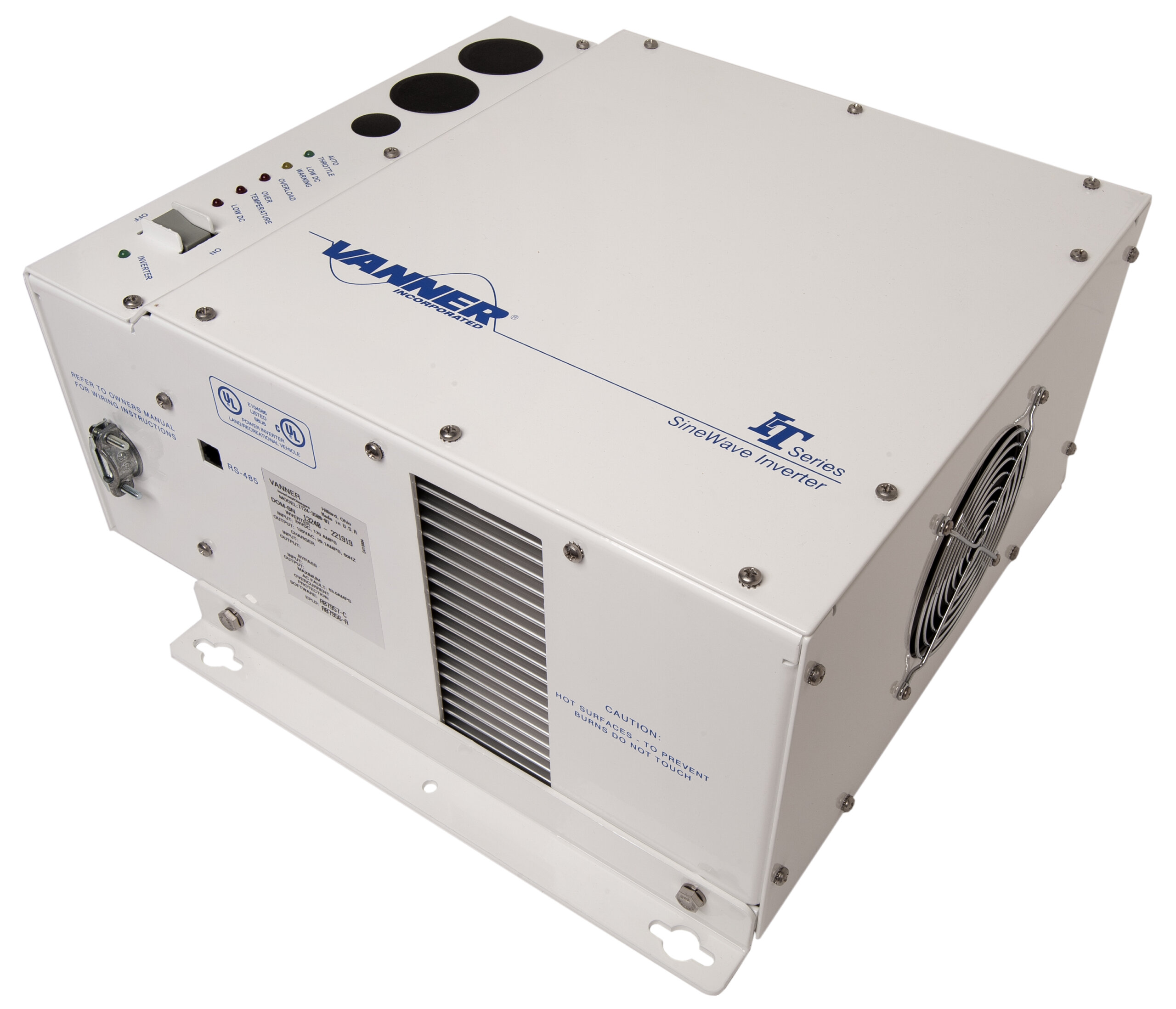 (image for) Vanner Inc, IT24-3500-01, IT Series Pure Sine Wave Inverter With 24VDC Input & 3500W AC Output