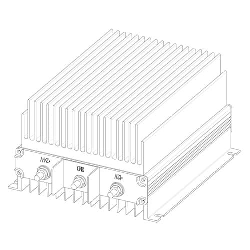 (image for) Vanner Inc, SP00158, 12 To 24VDC 45 Amp (High Temperature Rating), DC-DC Converter