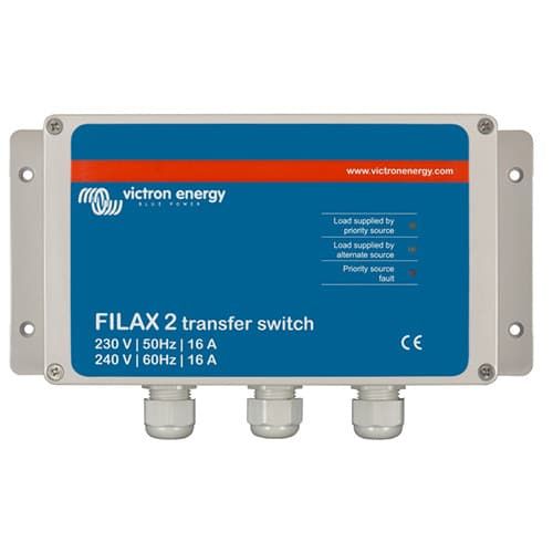 (image for) Victron Energy, SDFI0000110, Filax 2 Transfer Switch CE 110V/50Hz-120V/60Hz