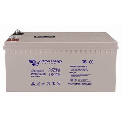 (image for) Victron Energy, BAT412201085, 12V/220Ah AGM Deep Cycle Batt. M8-insert